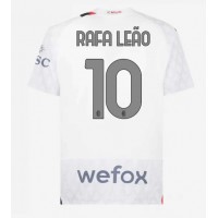 Pánský Fotbalový dres AC Milan Rafael Leao #10 2023-24 Venkovní Krátký Rukáv